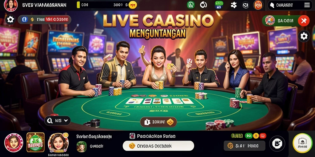 Tampilan permainan langsung yang seru dari 3446.
