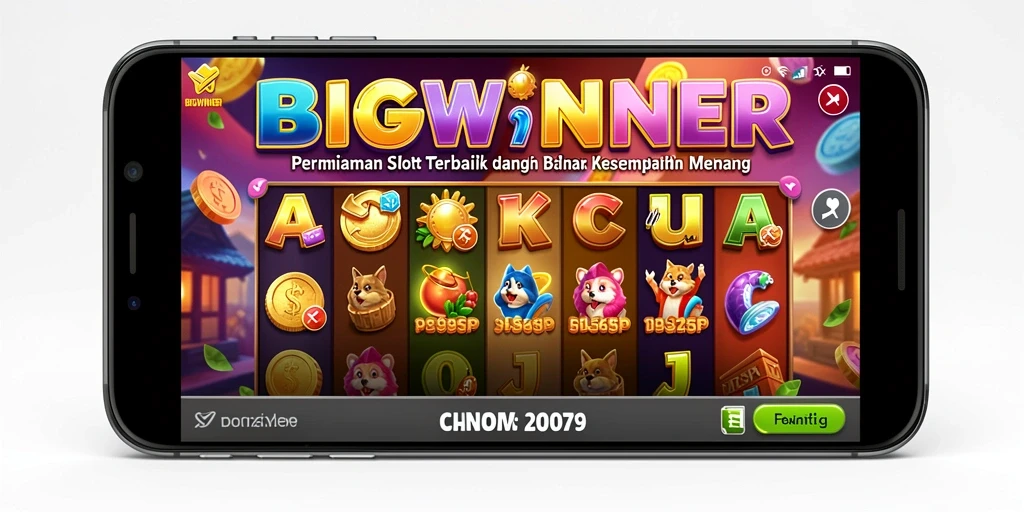 Screenshot utama BIGWINNER menunjukkan serunya bermain Slot dengan grafis yang menakjubkan.
