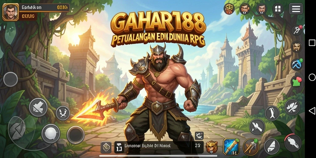 Tampilan gameplay menakjubkan dari GAHAR188 di dunia RPG.