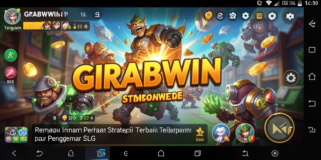Tampilan gameplay yang seru dan penuh strategi dalam GRABWIN.