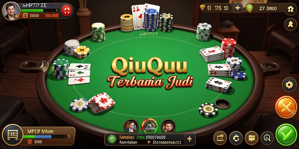 Tampilan gameplay menarik dari HP777 dalam permainan QiuQiu.