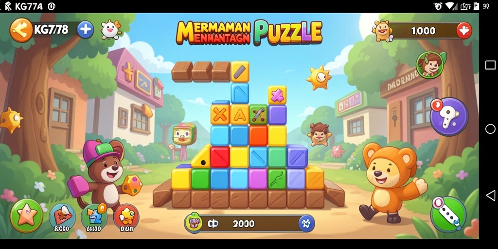 Screenshot KG778 menampilkan gameplay puzzle yang seru dan interaktif.