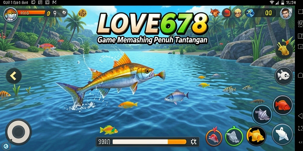 Tangkapan ikan yang megah dalam gameplay LOVE678.