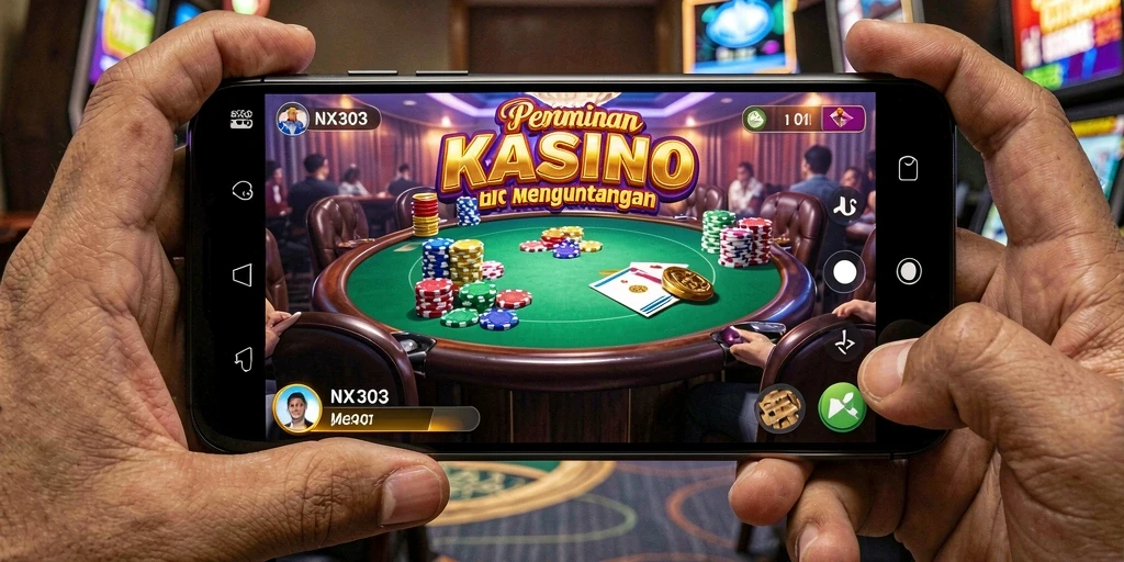 Tampilan menarik dari gameplay Kasino NX303 yang mendebarkan.