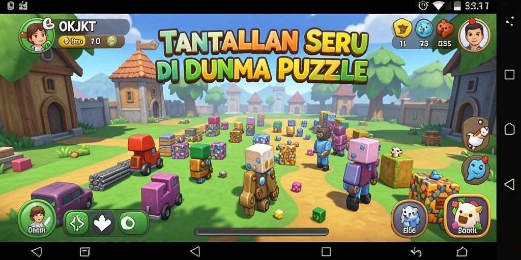 Tampilan gameplay seru dan menarik dari OKJKT.