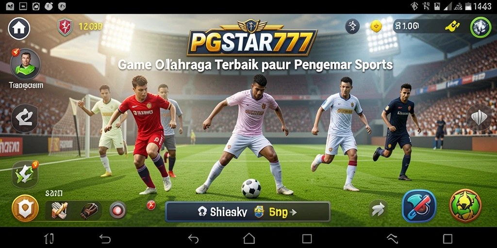 Tangkapan layar PGSTAR777 menampilkan aksi intens olahraga virtual yang seru.